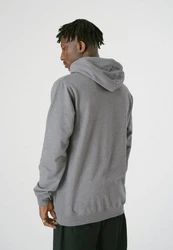 Cleptomanicx Kapuzensweatshirt Hooded Embro Gull 2 grau