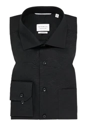 Eterna Hemd Schwarz/Dunkelgrau/Weiß/Creme