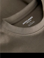 Jack & Jones T-Shirt JJEUrban Edge Tee SS O-Neck Khaki/Dunkelgrün/Grau/Braun/Dunkelbraun
