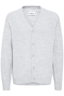 !Solid Strickjacke SDHamed Grau