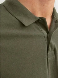 JACK & JONES Poloshirt Dunkelgrün/Khaki/Grün