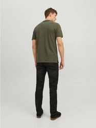 JACK & JONES Poloshirt Dunkelgrün/Khaki/Grün