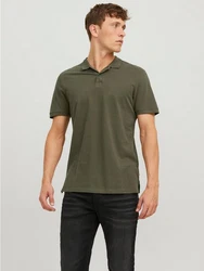 JACK & JONES Poloshirt Dunkelgrün/Khaki/Grün