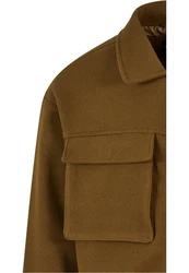 URBAN CLASSICS Herren Big Pocket Blouson (1-St) Braun/Beige/Khaki/Dunkelgrün