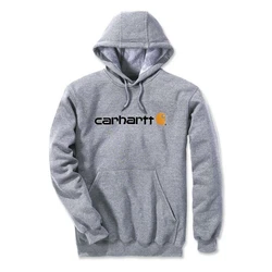 Carhartt Signature Logo Kapuzenpullover (100074) grau/Hellgrau/heather grey
