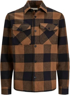 Jack & Jones Karohemd JPRROY CHECK OVERSHIRT L/S SN Braun Jack & Jones Karohemd JPRROY CHECK OVERSHIRT L/S SN Braun