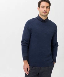 Brax Stillpullover STYLE.ROY (24) Dunkelblau/Blau