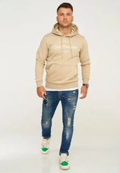 Jack & Jones Hoodie JJHILL SWEAT HOOD Khaki