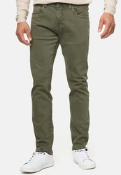 Indicode Regular-fit Jeans INSamario Khaki/Dunkelgrün