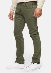 Indicode Regular-fit Jeans INSamario Khaki/Dunkelgrün