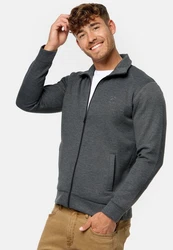Indicode Sweatjacke INSharpis Dunkelgrau/Grau/Hellgrau