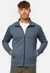 Indicode Sweatjacke INSharpis Dunkelblau/Grau/Blau