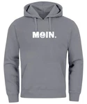 Neverless Hoodie Herren Moin Dialekt Norden Hamburg Anker Print Hellblau/Beige/Grau/Dunkelgrau/Dunkelblau/Blau