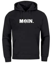 Hoodie Hoodie Herren Moin Dialekt Norden Hamburg Anker Print