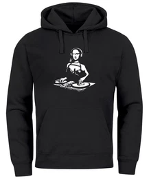 Hoodie Hoodie Herren Mona Lisa Techno Festival DJ Electronic Music Rave