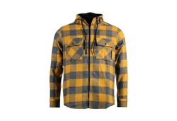 Banco Kapuzenstrickjacke Herren Gelb/Braun