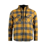 Banco Kapuzenstrickjacke Herren Gelb/Braun