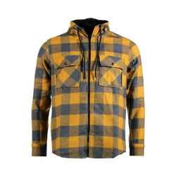 Banco Kapuzenstrickjacke Herren Gelb/Braun