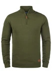 Blend Robin Herren Strickpullover Troyer Mit Stehkragen Und Reißverschluss (70815) Dunkelgrün