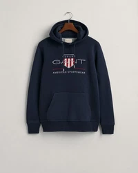 GANT Hoodie REGULAR ARCHIVE SHIELD HOODIE blau