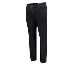 MAC Straight 5-Pocket Jeans (1-tlg) Dunkelblau/Schwarz