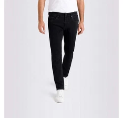 MAC Straight 5-Pocket Jeans (1-tlg) Dunkelblau/Schwarz