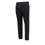 MAC Straight 5-Pocket Jeans (1-tlg) Dunkelblau/Schwarz