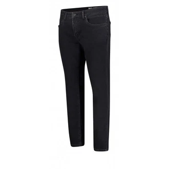 MAC Straight 5-Pocket Jeans (1-tlg) Dunkelblau/Schwarz