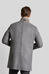 bugatti Wollmantel Grau/Hellgrau/Dunkelgrau