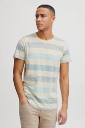 Blend Efkin Herren T-Shirt Kurzarm Shirt Mit Streifen Und Rundhalsausschnitt (Efkin) BLEND BHEfkin