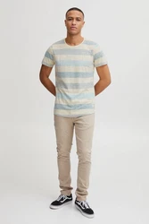 Blend Efkin Herren T-Shirt Kurzarm Shirt Mit Streifen Und Rundhalsausschnitt (Efkin) BLEND BHEfkin