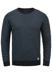 Blend Rundhalspullover BLEND BHNathan Dunkelblau/Grau/Dunkelgrau