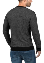 Blend Rundhalspullover BLEND BHNathan Dunkelgrau/Grau/Schwarz