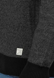 Blend Rundhalspullover BLEND BHNathan Dunkelgrau/Grau/Schwarz