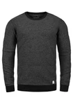 Blend Rundhalspullover BLEND BHNathan Dunkelgrau/Grau/Schwarz