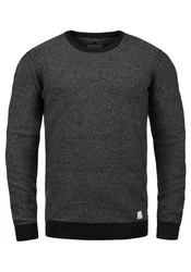 Blend Rundhalspullover BLEND BHNathan Dunkelgrau/Grau/Schwarz