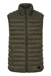 Blend Nille Herren Weste Steppweste Outdoor Weste Mit Stehkragen Dunkelgrün