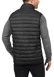 Blend Nille Herren Weste Steppweste Outdoor Weste Mit Stehkragen Schwarz/Dunkelgrau/Grau