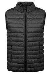 Blend Nille Herren Weste Steppweste Outdoor Weste Mit Stehkragen Schwarz/Dunkelgrau/Grau