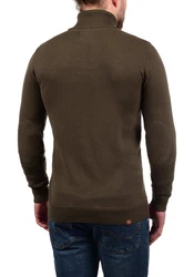 Blend Rollkragenpullover BLEND BHLatif Khaki/Dunkelgrün/Braun