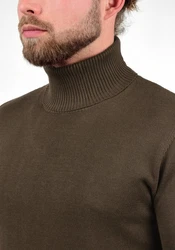 Blend Rollkragenpullover BLEND BHLatif Khaki/Dunkelgrün/Braun