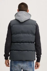 Blend Herren Steppweste mit Kapuze Dunkelblau/Grau/Blau/Hellblau/Schwarz