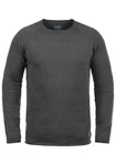 Blend Strickpullover Style BHJohn Dunkelgrau/Grau
