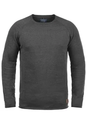 Blend Strickpullover Style BHJohn Dunkelgrau/Grau