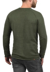 Blend Strickpullover Style BHJohn Dunkelgrün/Grün/Khaki