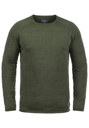 Blend Strickpullover Style BHJohn Dunkelgrün/Grün/Khaki