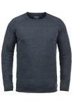 Blend Strickpullover Style BHJohn Dunkelblau/Grau/Dunkelgrau