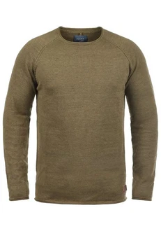 Blend Strickpullover Style BHJohn Khaki/Dunkelgrün/Braun Blend Strickpullover Style BHJohn Khaki/Dunkelgrün/Braun