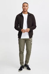 Blend Sweatjacke BLEND BHAlio Schwarz/Orange