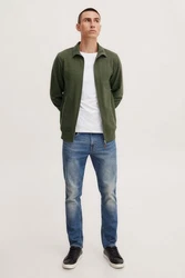 Blend Sweatjacke BLEND BHAlio Dunkelgrün/Grün